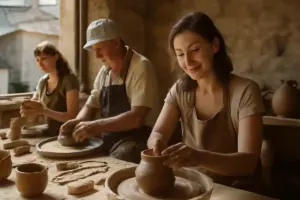 Workshop di ceramica nei borghi: la manualità risveglia la creatività nascosta e riduce l’ansia