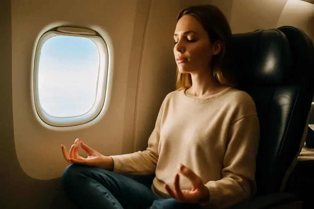 Tecniche di mindfulness in volo: la strategia che rende ogni viaggio un momento di crescita